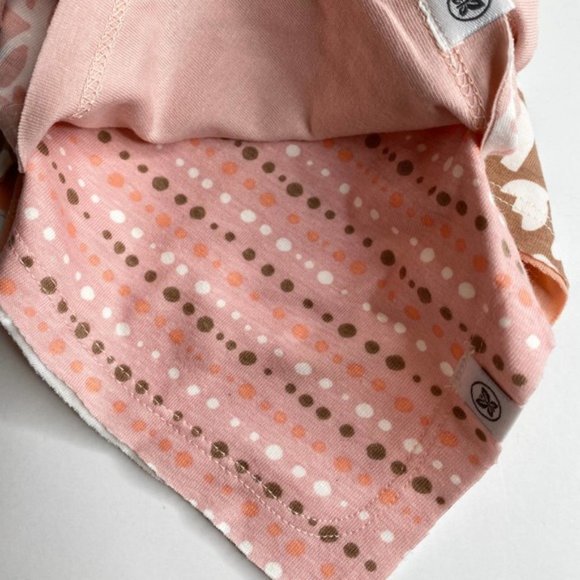 Honest Company Bandana Drool Bibs Reversible Girl - Picture 7 of 9